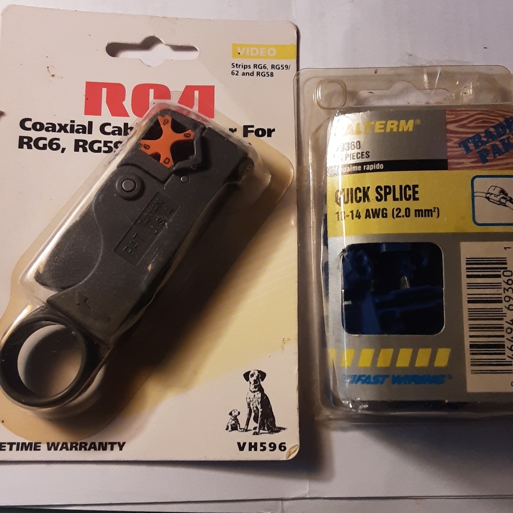 RCA COAXIAL CABLE STRIPPER/QUICK SLICE